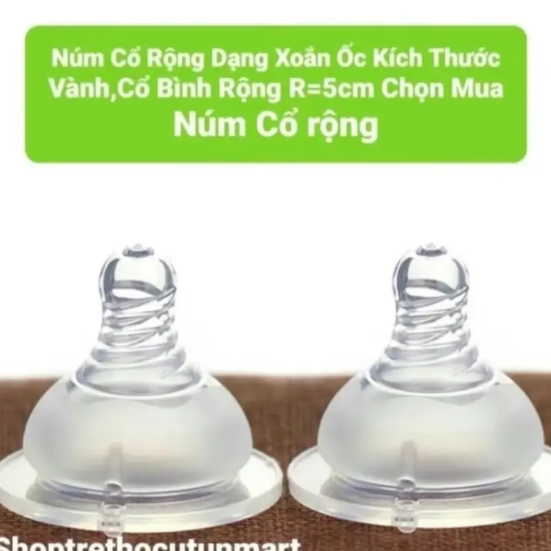 Núm thay thế cho các dòng bình cổ rộng và cổ hẹp 2