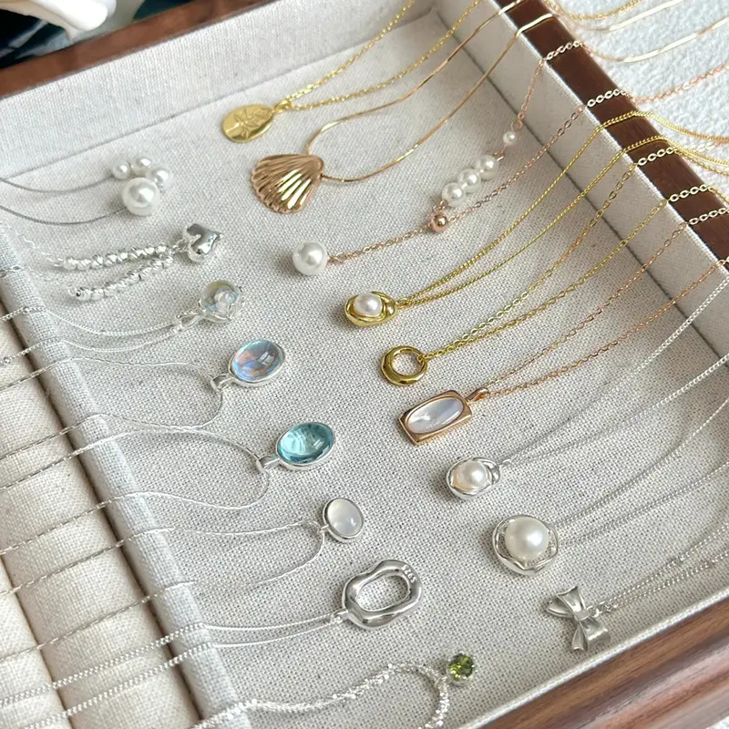 Vòng Cổ Ngọc Trai, Thiết Kế Đơn Giản, Dễ Phối Đồ Dành Cho Thời Trang Nữ, Thanh Lịch, Dây Chuyền Xương Đòn Thuộc Về Nhóm Dân Số Đặc Biệt