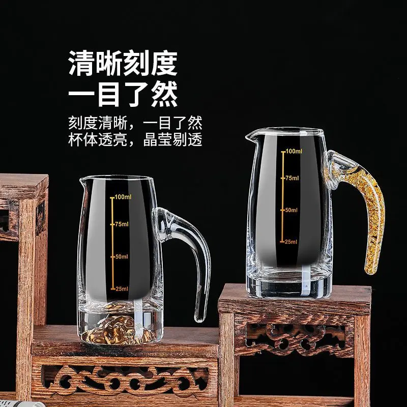 Bộ Ly Rượu Lá Vàng Jinshan, Bộ Ly Shot, Giá Cả Phải Chăng, Bộ Rượu Sang Trọng, Thích Hợp Cho Hộ Gia Đình Trung Quốc, Ly Đạn Thủ, Cốc Rượu, Cốc Rượu, Mới Cho Năm 2024 6