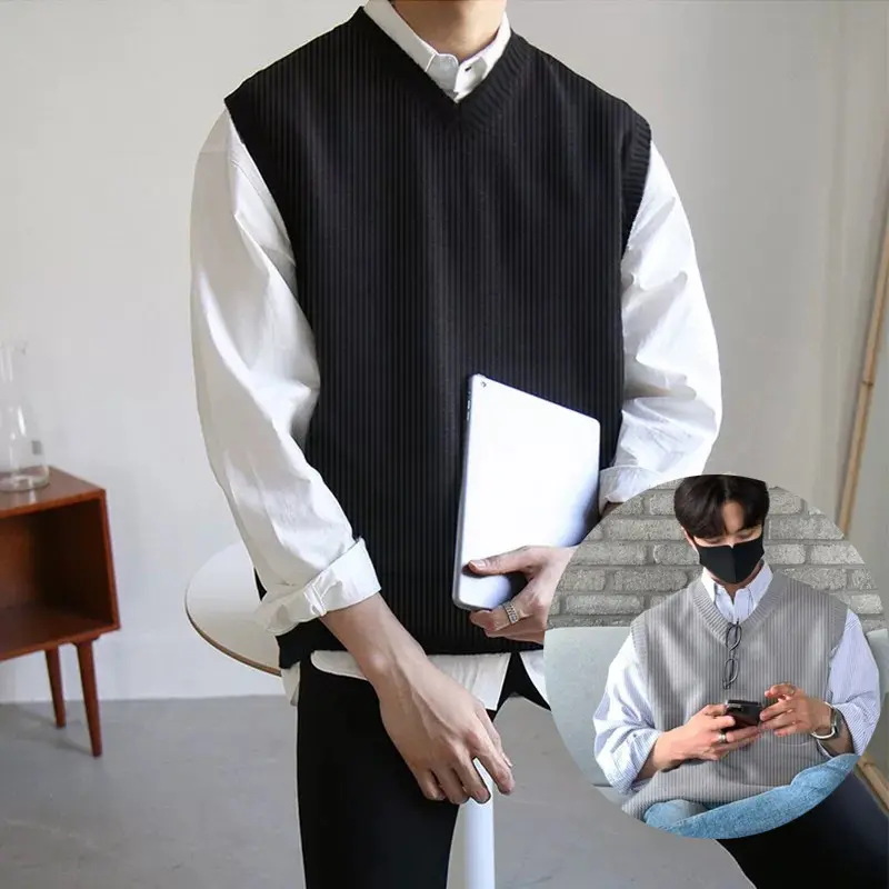 |LEN| Áo thun TANKTOP Gile  SỌC LEN Cổ chữ V Cloud One Unisex |Benstoreuni| Menswear Nam