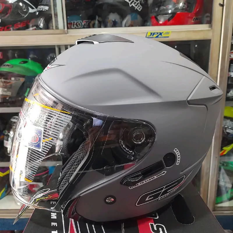 helm G2 OPTIMAX DARK GREY GLOSS DARK GREY DOFF 1