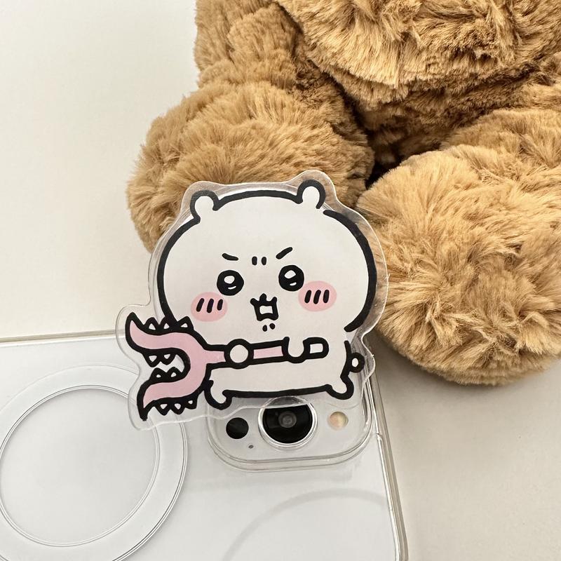 Product Introduction of Japanese Cartoon Chiikawa Magnetic Suction Bracket Cute Giikawa Lazy Bracket opposite Sex Epoxy Airbag Bracket 17