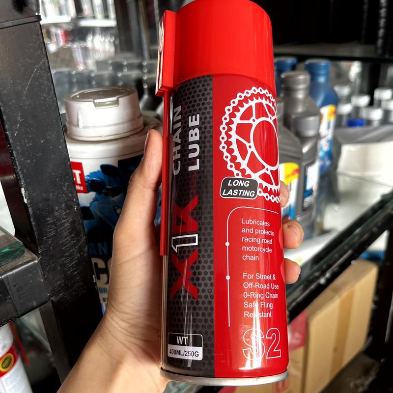 Chai Dưỡng sên X1R 400ml Không Văng, Bảo Dưỡng Sên Xe Máy