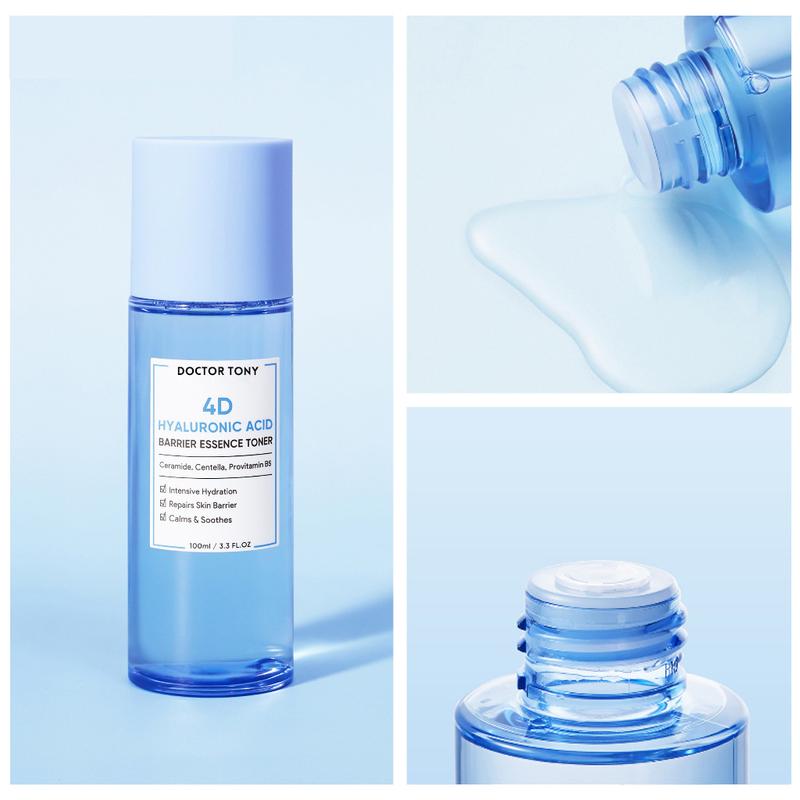 Product Introduction of 4D Hyaluronic Acid Barrier Essence Toner Hydrating Toner Ceramide Centella Toner 100ml 3