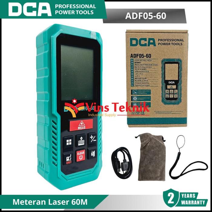 Gambar DCA ADF05-60 Laser Distance Meter Meteran Laser 60M Pengukur Jarak ADF 05-60 dari Vins Teknik Bekasi Kota Bekasi Tokopedia