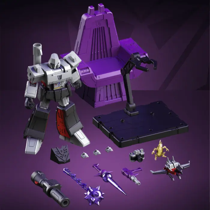 Blokees Figures Transformers Action Edition 02 G1 Megatron Model Kits 40 Years 2
