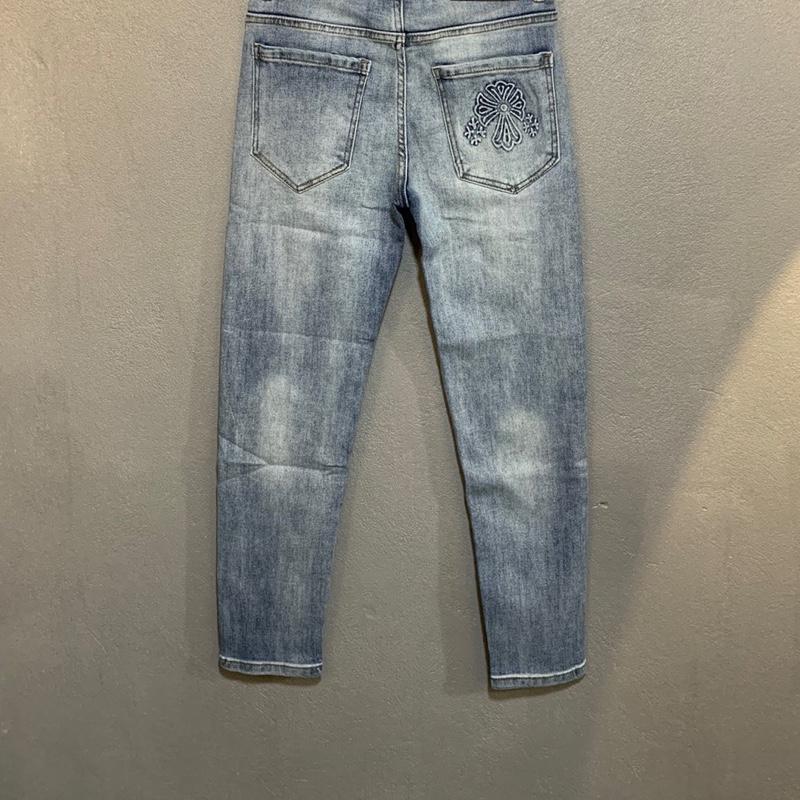 QUẦN JEAN NAM   HOẠ TIẾT TÚI CHỮ THẬP DẬP   DẬP NỔI 2024 ( ĐƯỢC XEM HÀNG FREESHIP) Menswear 2