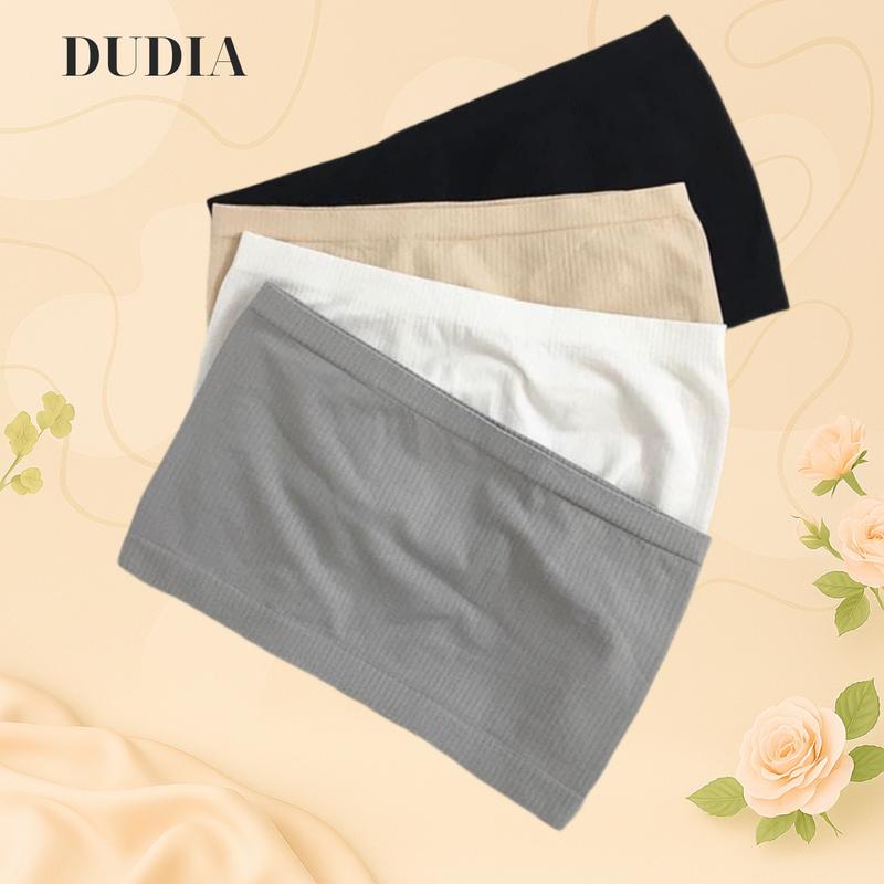 Áo ống nữ gân tăm không mút- freesize vòng 1 dưới 88cm - bra quây không dây [Br11]