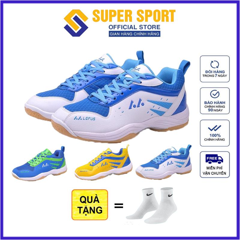 Giày cầu lông Lefus L05 nam nữ chính hãng tặng tất dệt kim - Đế kếp Eva êm ôm chân, đế chơi sân bê tông tốt