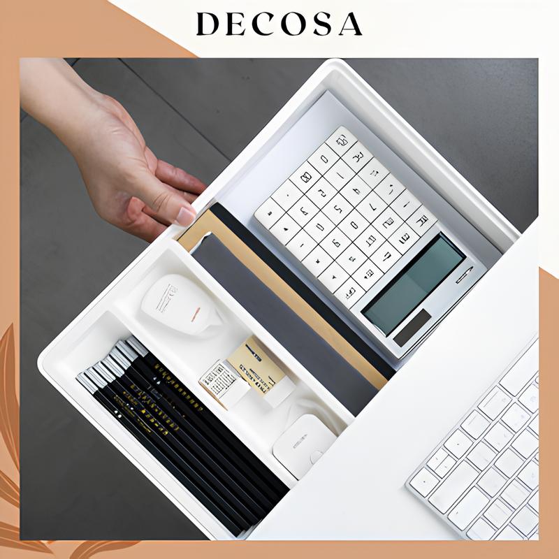 Ngăn kéo dán dưới bàn tiện lợi nhiều kích thước Chống Bụi