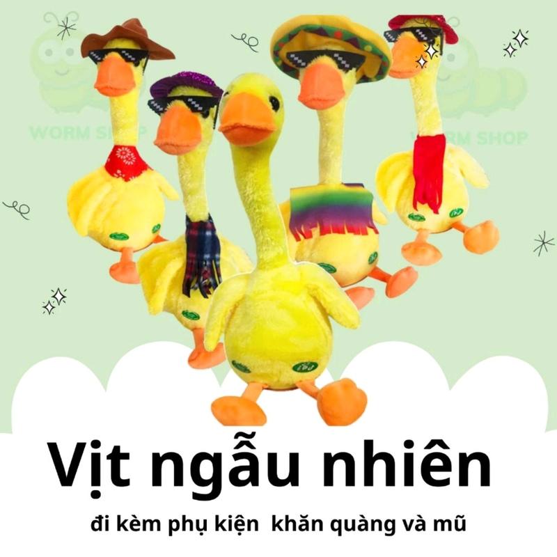 Vịt nhại giọng đồ chơi cho bé biết hát nhạc