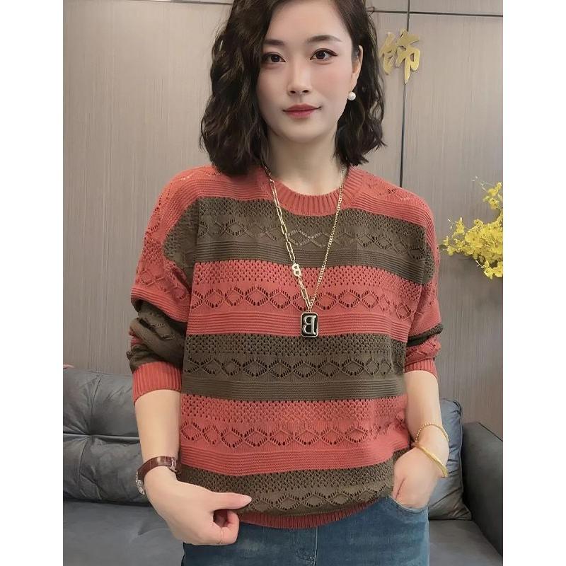 Áo Len Cho Mẹ TRUNG NIÊN Áo Len Phong Cách Phương Tây dễ phối đồ Mới Dáng Rộng Quần Áo Nữ TRUNG NIÊN Và Cao Tuổi Áo Mặc Trong Thời Trang