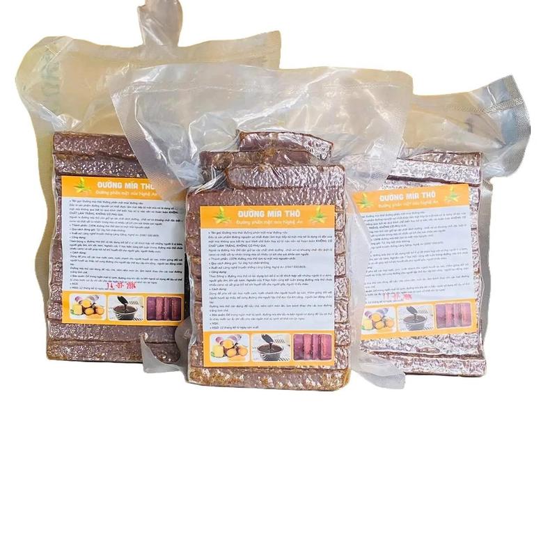 Combo 3Kg Đường Mía Thô Đường Phên Cô Đặc Từ Mật Mía Nguyên Chất Thơm Ngon Ngọt Dịu Không Phẩm Màu Hoá Chất