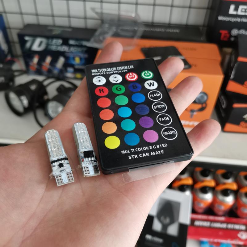 Đèn Xi Nhan Sương Mù Tùy Chỉnh Màu Led Bằng Remote Cho Xe Winner, Winner X. Ex 150, Vario, Wave...