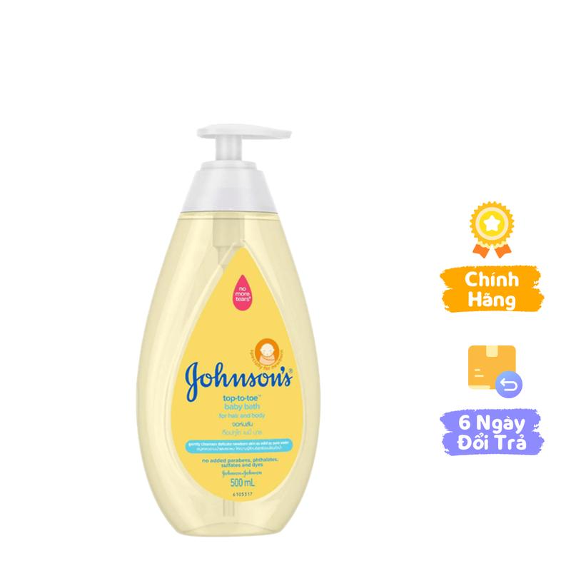 Sữa tắm gội toàn thân Johnson Baby cho bé 500ml Bao bì mới