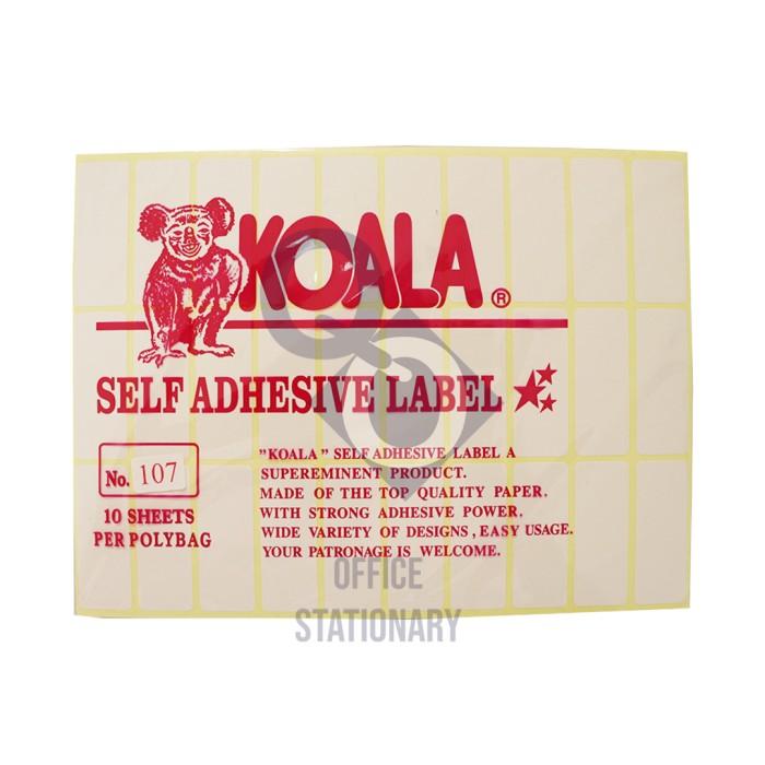 Kertas Sticker Label Koala 103 & 121 - 121 1