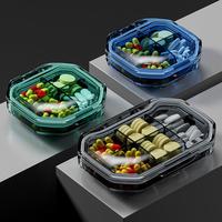 Gambar U-Living Kotak Obat Mini Kedap Udara Transparant Portable Medicine Travel Box Kotak Penyimpanan Obat Harian DSO005 - Small - Black dari U-Living Bekasi Official Store Kota Bekasi 5 Tokopedia