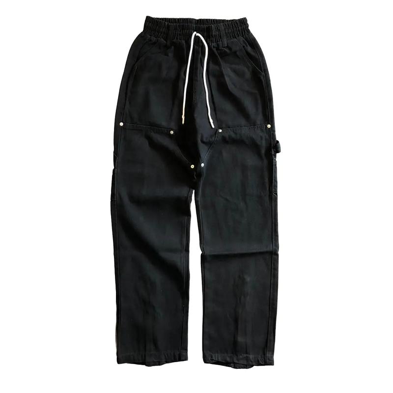 Quần jeans zipper Double Knee ST713 StreetMansss, vải denim dày dặn phom đẹp. Ôm gọn