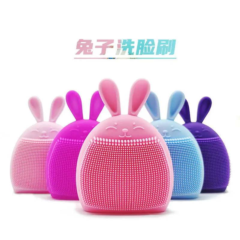 Miếng Bọt Biển Làm Sạch Da Mặt Bằng Silicon, Thủ Công, Thiết Kế Chân, Nhiều Màu Sắc Đa Dạng.