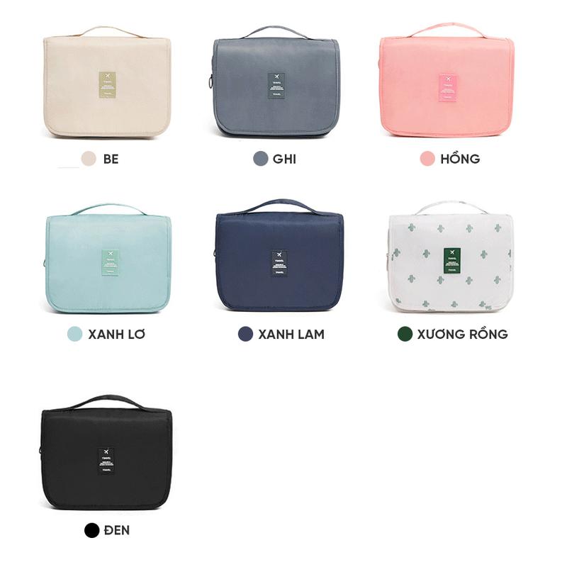 Product Introduction of Túi đựng mỹ phẩm đồ trang điểm cá nhân du lịch đa năng có quai và móc treo HL093 Nam Bag 9