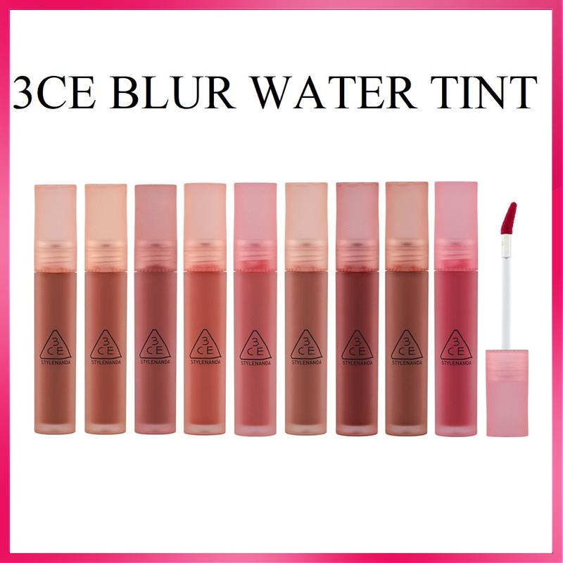 son kem lì 3CE Blur water tint (đầy đủ mã màu)
