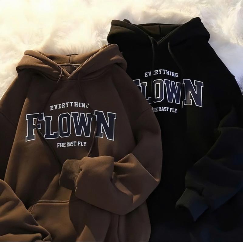 Áo Hoodie Nam Nữ APT From Rộng Màu Nâu Mũ 2 Lớp Dáng Thụng ( FOLWN NÂU ) Menswear Dài Tay 3