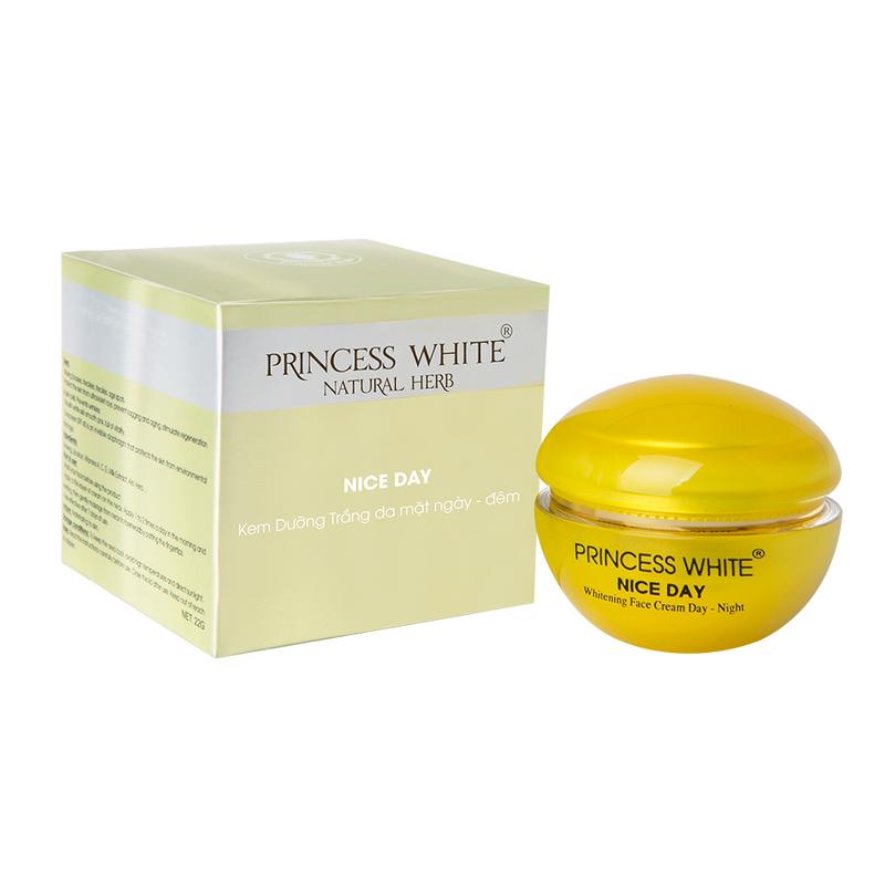 Kem Dưỡng Sáng Da Ngày Và Đêm Nice Day Princess White 22g