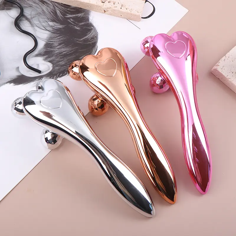 Cây Con Lăn Mát Xa, Dụng Cụ Mát Xa, Máy Massage Cơ Thể Lưng, Mũi, Mắt, Cổ, Dụng Cụ Làm Đẹp, Để Thư Giãn Và Bó Sát, Loại Bỏ Nếp Nhăn, Với Búa Cơ 2
