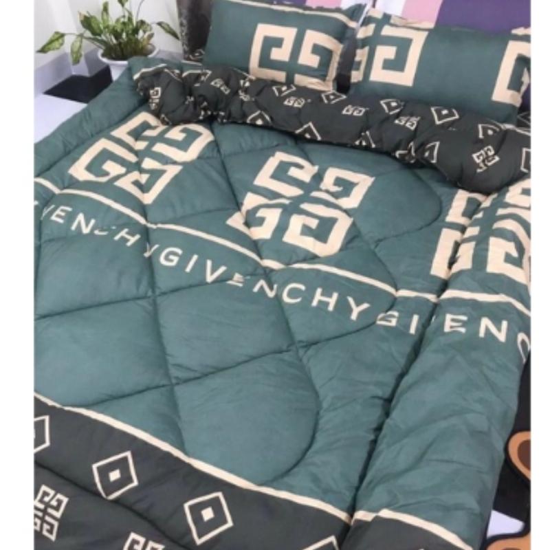 Chăn thu đông mền phao trần bông ấm áp cotton poly dùng được 2 mặt - kích thước 1m8*2m - mẫu mã đa dạng - [VỊT HỒNG] 5