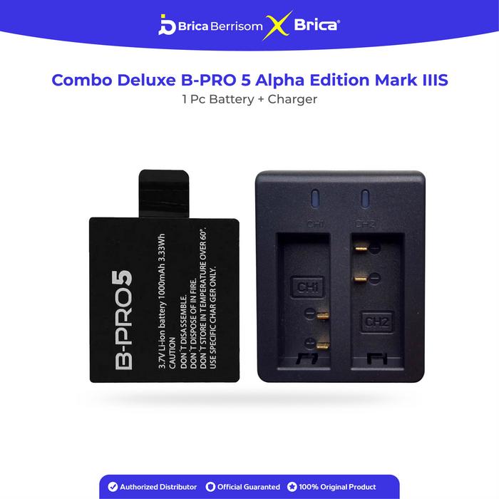 Gambar FS Combo Deluxe Kit Battery AE Lite Dual Desktop Charger ORIGINAL dari Brica Berrisom Kab. Tangerang Tokopedia