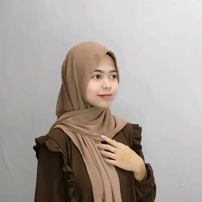 pashmina instan oval inner 3in1 variasi lubang telinga/jilbab instan/pashmina ceruty babydol/ 2