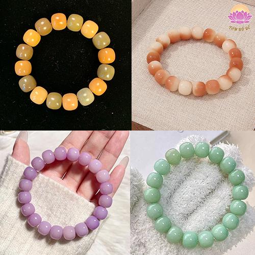 Chuỗi vòng đeo tay hạt bồ đề trơn size 10 ly màu sắc tự nhiên mang đến bình an, may mắn- TÂM BỒ ĐỀ [ quà tăng trong live] 0