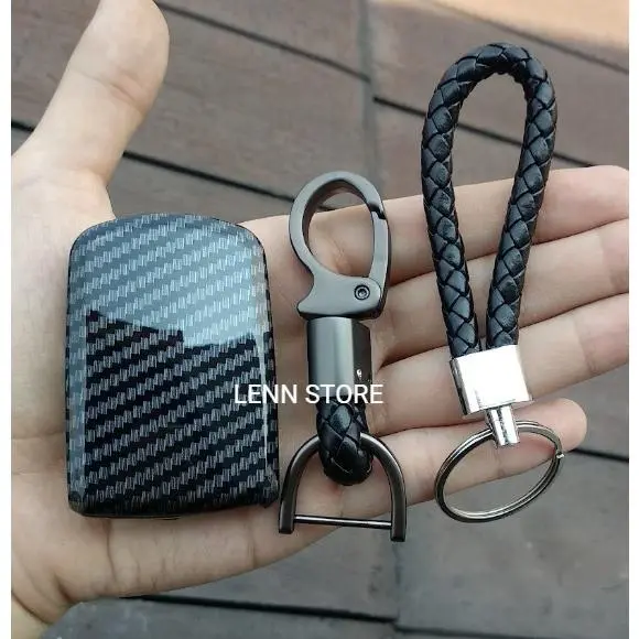 Cover Sarung Kunci Remote Carbon Toyota CAMRY XV50 2012 2013 2014 2015 2016 2017 1