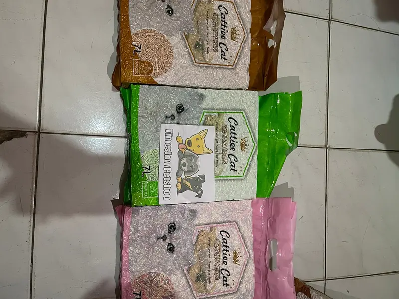 PASIR TOFU CAT LITTER CATTIEE CAT 7 LITER 1 DUS (6PACK) 2