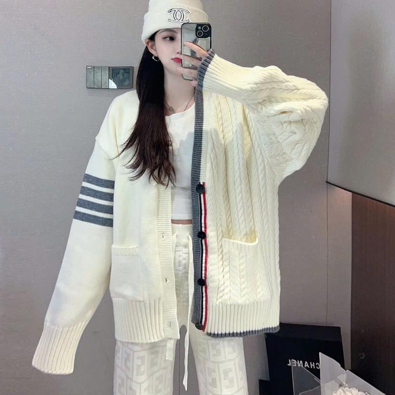 Áo khoác len cardigan , áo khoác len nữ sọc tay form rộng vải len thừng QCCC loại 1 phong cách Hàn Quốc không xù _RuBy 4
