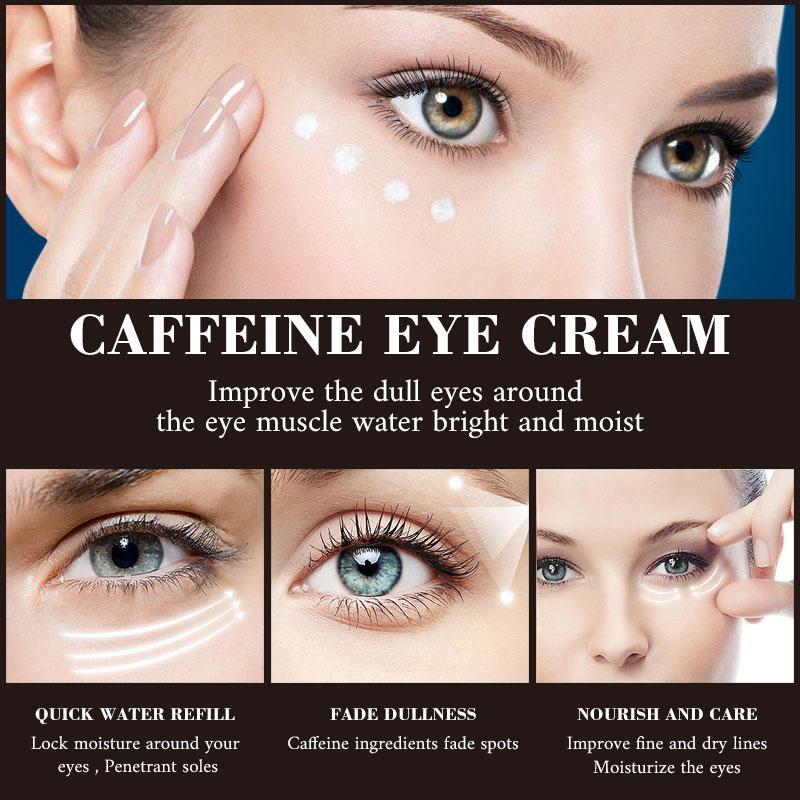 Black Press Jar Caffeine Eye Cream, Moisturizing Eye Cream, Eye Care Product for Women & Men, Daily Skincare Product for Daily Use 6