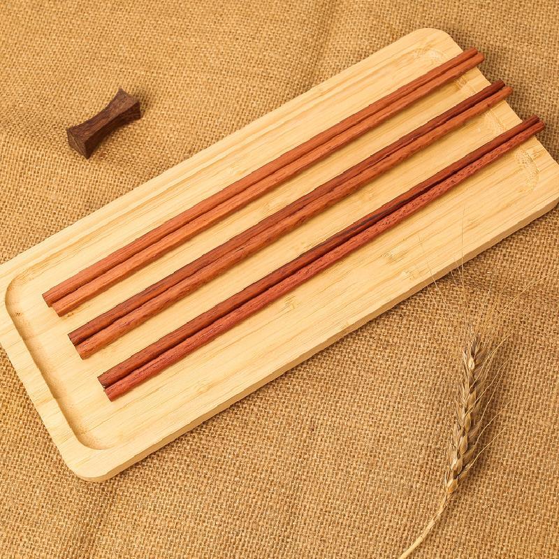 Product Introduction of Wooden Chopsticks, 10 Pairs Reusable Chinese Chopsticks, Natural Health Restaurant Chopsticks, Kitchen Utensils for Home Dining Room Picnic 4