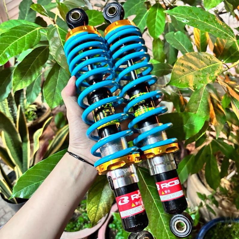 (Tem Phản Quang) Phuộc sau R.Cb 2 chén Vàng gắn cho Dream Wave Future Surius Jupiter Cub Charly xe điện...... Phụ Kiện