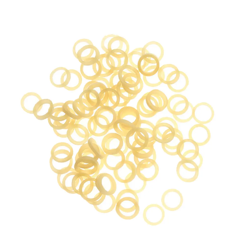 Braces Bands Elastic Rubber Material .48X0.48X0.1cm 10 Packs