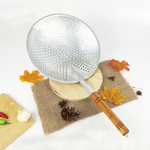 Saringan Tirisan Minyak Stainless Steel Serok Masakan Penyaring Mie Kerupuk Kitchenware