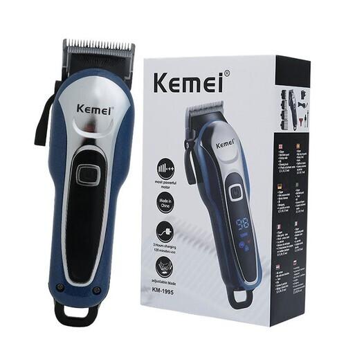 Tông Đơ Cắt Tóc KEMEI KM-1995 - Mạnh Mẽ và Đa Năng, Tăng Đơ Cua Tóc Có Thể Sạc Trong Khi Sử Dụng, Pin 2000mAh Phù Hợp Cho Salon Tóc Chuyên Nghiệp. 4