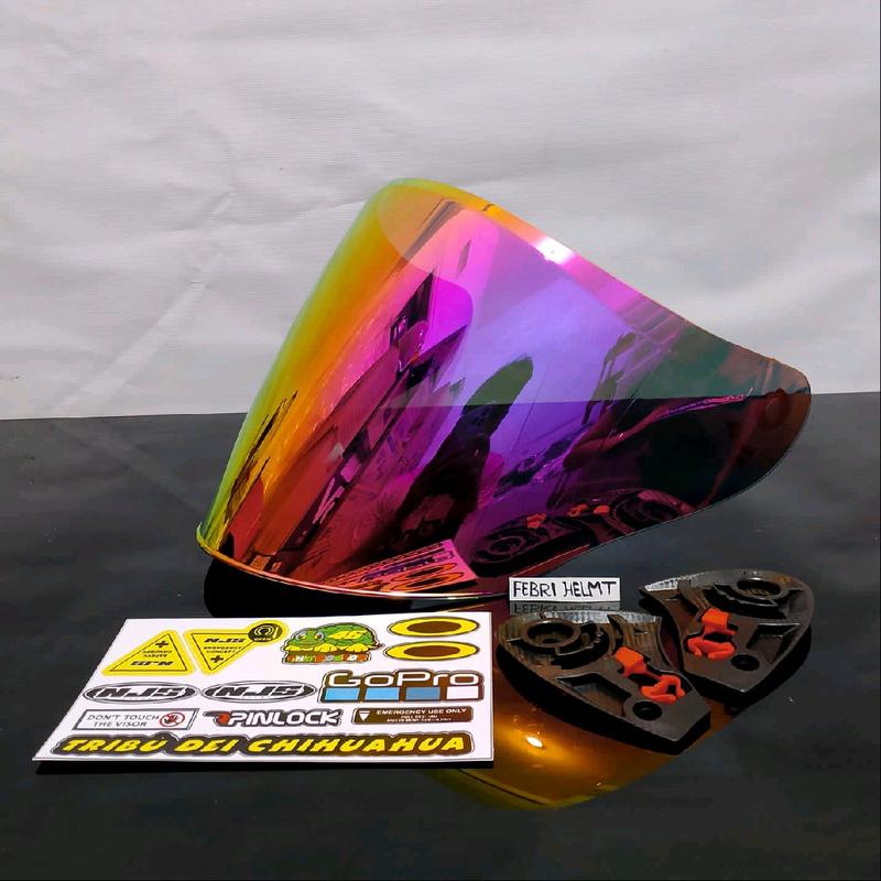 Kaca Visor Njs Kronoz Pnp Free stiker 3