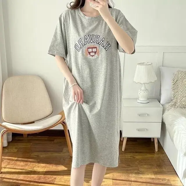 (45-75kg) váy bầu dáng suông in hình Bigsize hàng QC siêu đẹp 0
