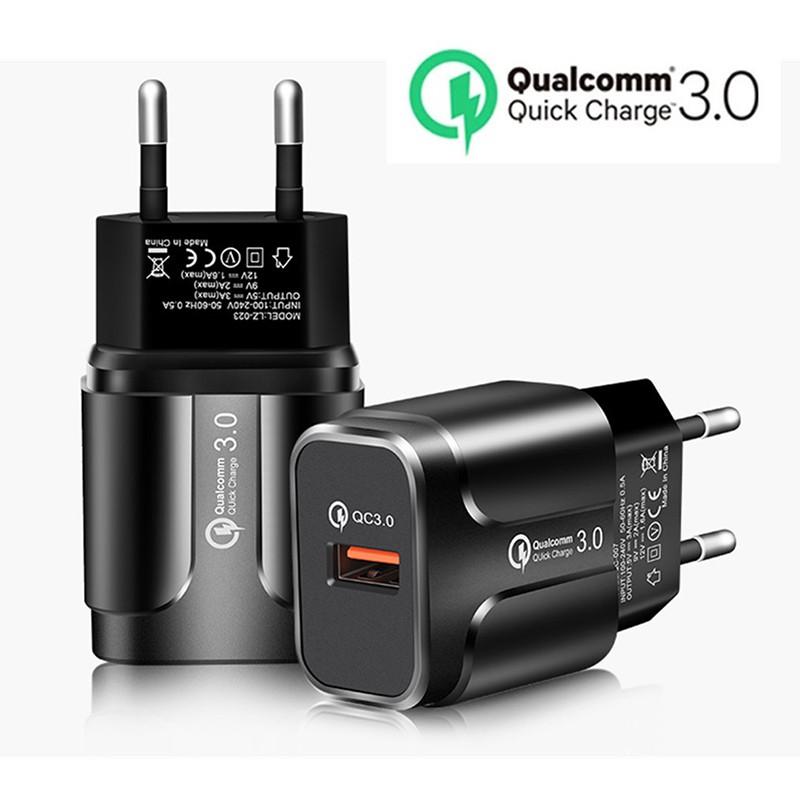 Đầu Cốc củ Sạc siêu Nhanh điện thoại smartphone Qc3.0 38w Cao Cấp Charger Adapter Phụ Kiện Usb hoàng minh cục sạc sacnhanh android cusac 20w