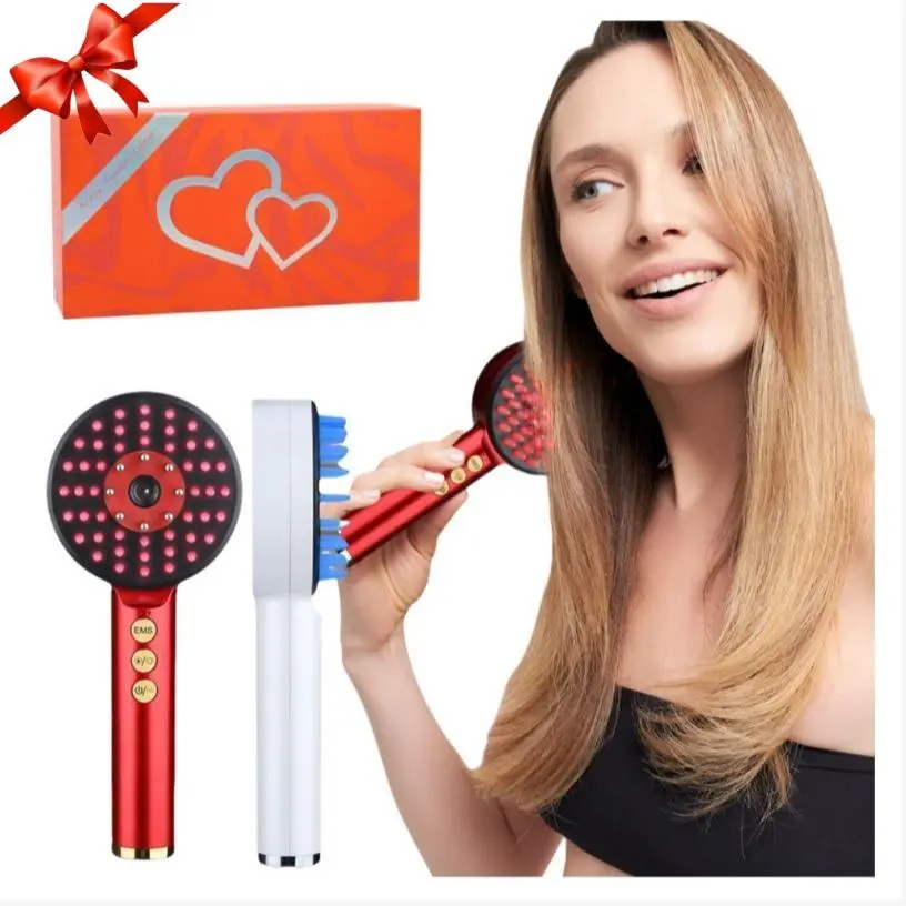 Electric Scalp Massage Comb with Nano Spray, 1 Box Hair Care Instrument, Portable Hair Care Comb for Home and Travel