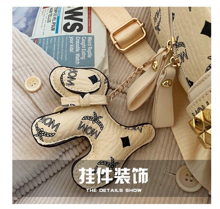 Product Introduction of 2024 factory wholesale Women's backpack Korean-style fashion Pu retro classic presopbackpack letter rivet women's backpack 4