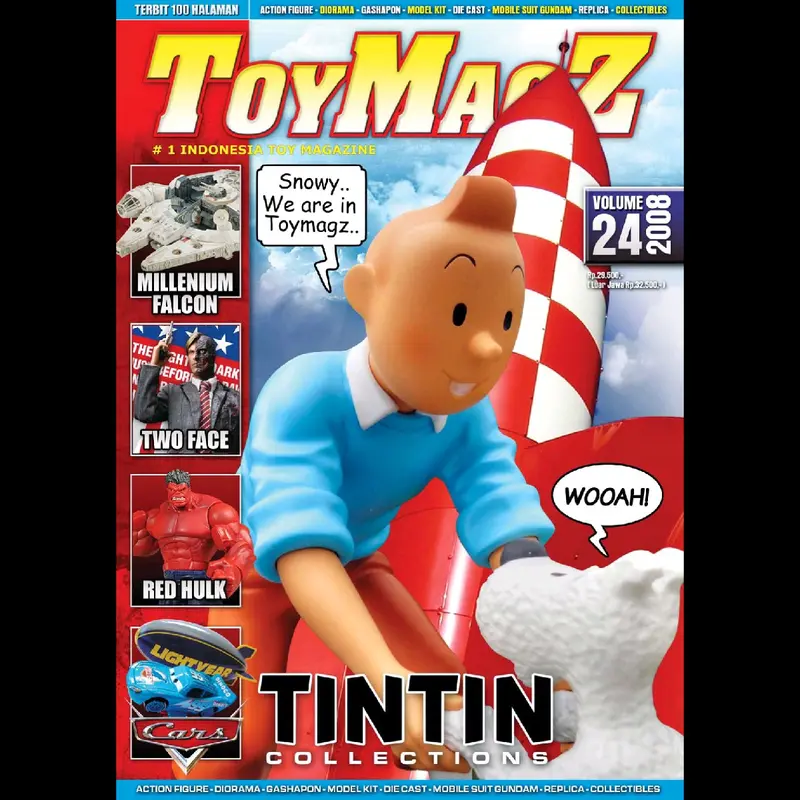 Majalah Toymagz Katalog Collectible Toys Edisi 24 Tintin 0