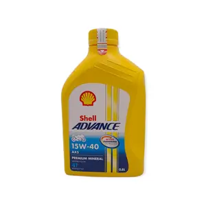 OLI SHELL ADVANCE AX5 4T 15W-40 0.8 LTR