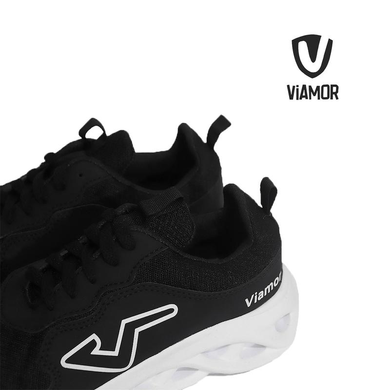 Sepatu Viamor Running Hero Series Hitam Putih / Sepatu Sneakers Casual Sport Pria Wanita Size 36-43 Kerja Shoes 1