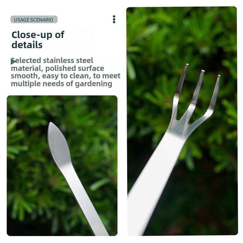 Bonsai rake, stainless steel rake and soil tamping knife, bu - TikTok ...